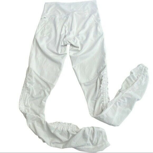FABLETICS Cashel Foldover PureLuxe Legging Small White Sheer Legs - Picture 7 of 12